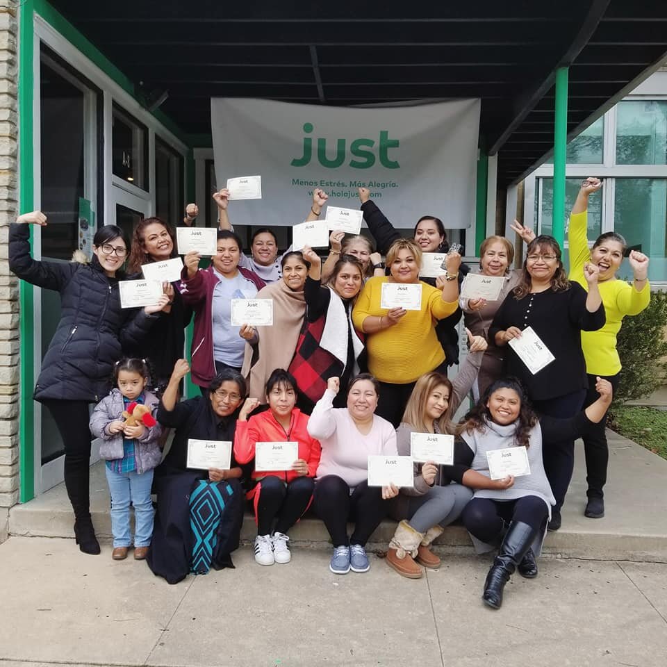 Graduating class of JUST’s leadership program, 2019.